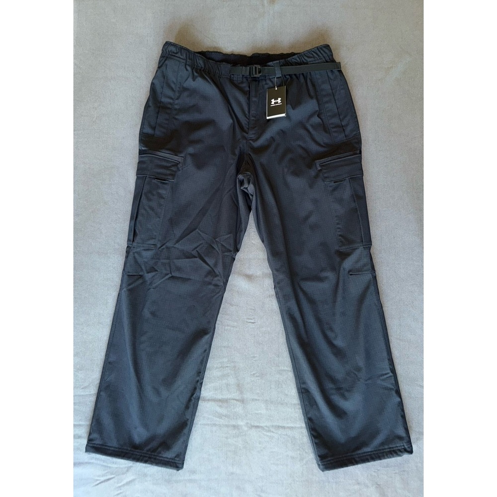 NWT Under Armour Expanse Utility Cargo Pants Men's XL Black 4 Way Stretch